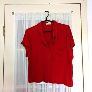 Red Wilfred Shawna Blouse Size M
